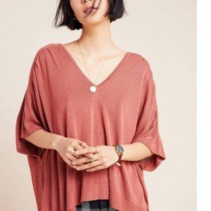 ANTHROPOLOGIE | Dolman vneck knit top